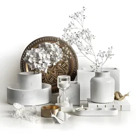 Decorative in white colors